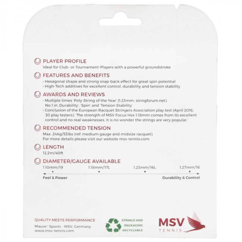 Corda MSV Focus Hex 1.27 Set