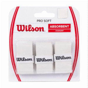 Kit 3 Overgrips Pro Soft Wilson Branco