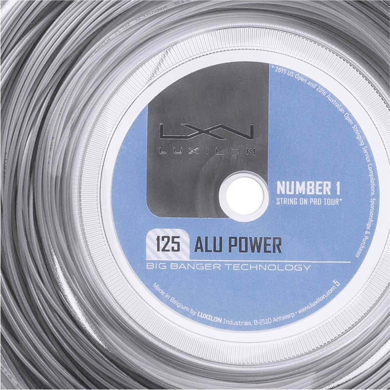 Corda Luxilon Alu Power 16L 1.25mm Prata Rolo com 200 metros - Imagem 2