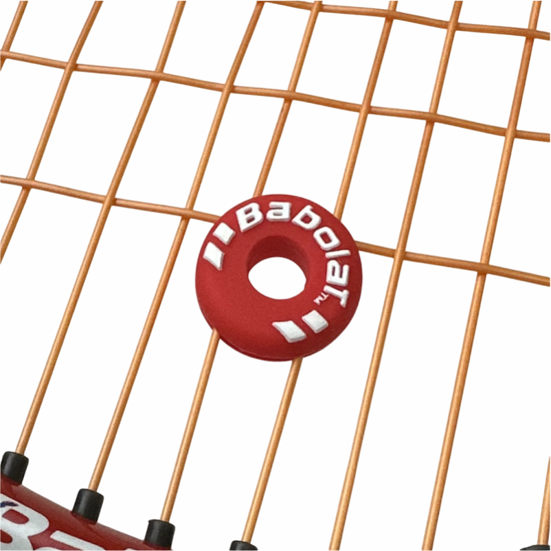 Antivibrador Babolat Custom Damp Vermelho e Branco - Imagem 3